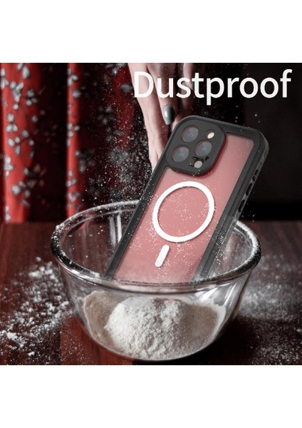 Iphone 15 Için Kılıf Pro Max 12FT Askeri Darbeye Su Geçirmez Dahili (Yurt Dışından)