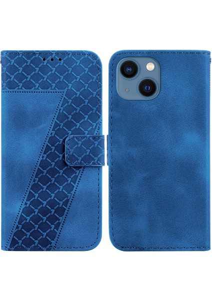 Telefon Kılıfı Için iphone 14 Flip Folio Kapak Cüzdan Kart Yuvası Fonksiyonu Pu (Yurt Dışından)