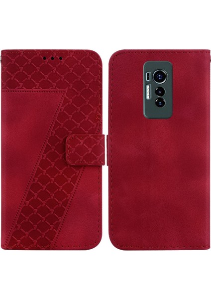 Tecno Phantom x Flip Folio Kapak Için Telefon Kılıfı Pu Deri Cüzdan Kart (Yurt Dışından)