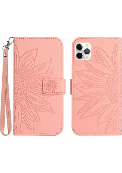 Kart Yuvaları Tutucu Kabartmalı iphone 11 Pro Lüks Pu Deri Kılıf (Yurt Dışından)