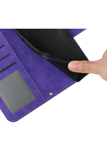 Kart Yuvaları Tutucu Kabartmalı Ayçiçeği Flip ile iphone 13 Pro Max Için Kılıf (Yurt Dışından)