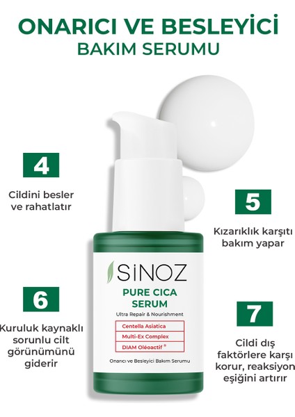 Pure Cica Ultra Onarıcı ve Besleyici Bakım Serumu 30 ml