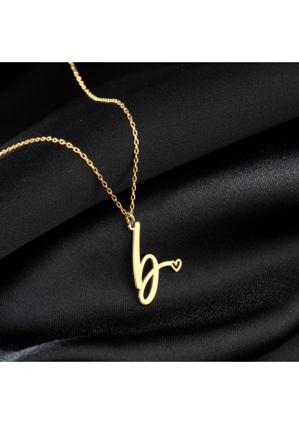 Kişiye Özel Kalpli Harf Kadın Gümüş KOLYE,925 Ayar Gümüş Kolye, Gümüş, Rose Gold,altın Kaplama Kolye fiyatları
