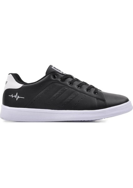 041-24 Deri Sneaker Ayakkabı Siyah - Beyaz 36-40 modelleri