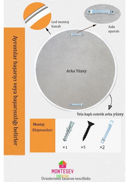 Safir Beyaz Dekoratif Ayna Yuvarlak Ayna Işlemeli Ahşap Duvar Aynası Tekli - 69 Cm