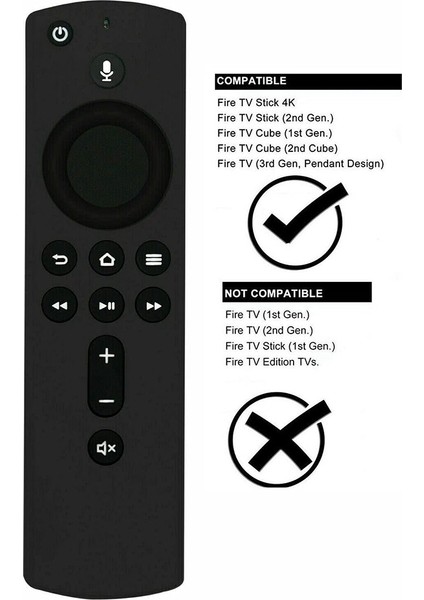 2. Nesil Alexa Ses Kontrolü ile L5B83H Alexa 4K Ultra Hd Hdr Için Yedek Uzaktan Kumanda -2019 (Yurt Dışından)