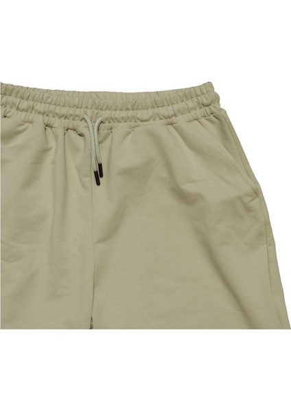 Su Yeşili Basic Bermuda Şort Unisex modelleri