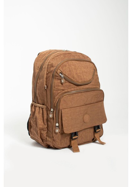 Ultra Hafif Çok Cepli Su Geçirmez Sırt Çantası Unisex Taba Model : 571 1H indirimleri