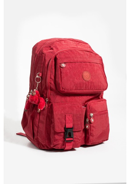 Ultra Hafif Çok Cepli Su Geçirmez Sırt Çantası Kırmızı Model : 571 1K fırsatları