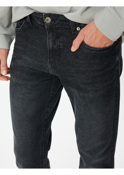 Slim Fit Kot Pantolon - Brad Jean