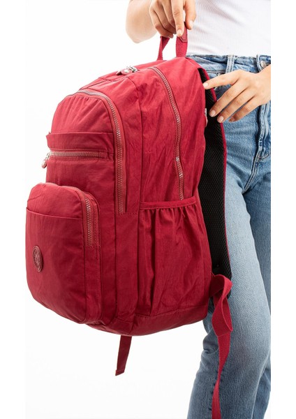 Ultra Hafif Çok Cepli Su Geçirmez Sırt Çantası Unisex Kırmızı Model : 571 1B fiyatları