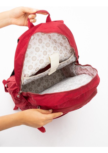 Ultra Hafif Çok Cepli Su Geçirmez Sırt Çantası Unisex Kırmızı Model : 571 1B fırsatları