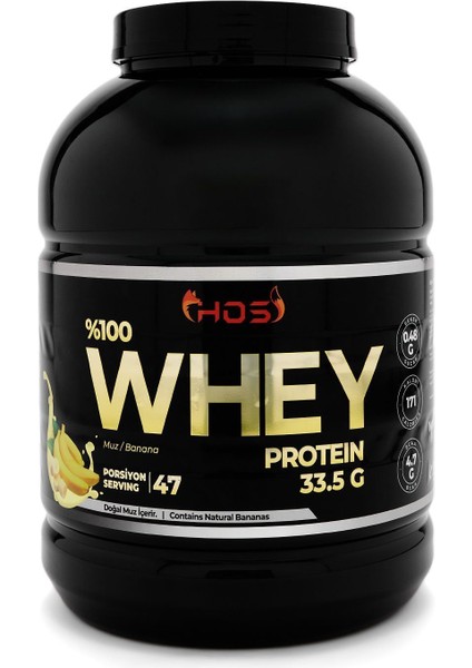 Whey Protein | Muz Aromalı - 1540GR