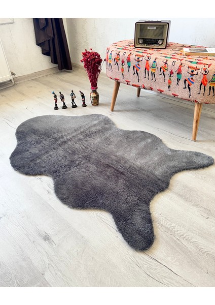 Yıkanabilir Yumuşak Peluş Ayı Postu Çocuk Odası Oturma Odası Salon Mutfak Halısı