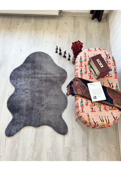 Yıkanabilir Yumuşak Peluş Ayı Postu Çocuk Odası Oturma Odası Salon Mutfak Halısı