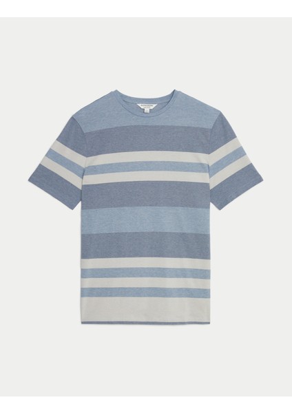 Saf Pamuklu Kısa Kollu T-Shirt indirimleri