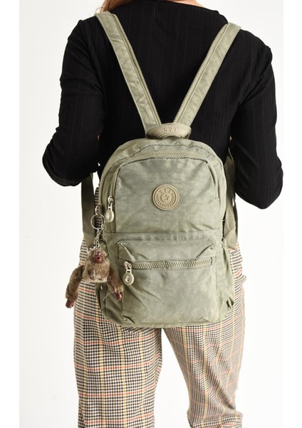 Hem Sırt Hem Göğüs Spor Genç Kadın Çantası Vizon (Model: 571-8C) fiyatları