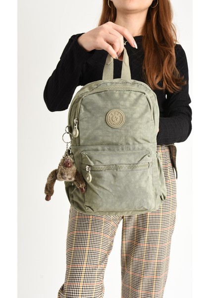 Hem Sırt Hem Göğüs Spor Genç Kadın Çantası Vizon (Model: 571-8C) modelleri