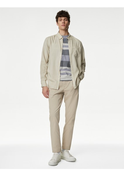 Saf Pamuklu Kısa Kollu T-Shirt fiyatları