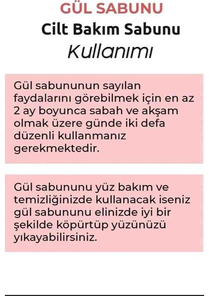 Rose Soap - Gül Sabunu 150G