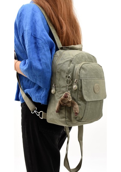 Hem Sırt Hem Göğüs Spor Genç Kadın Çantası Vizon(Model: 571-8D)