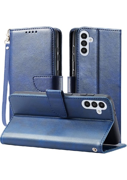 Samsung Galaxy A54 5g Kart Ekleme Deri Folio Flip Case Tam (Yurt Dışından)