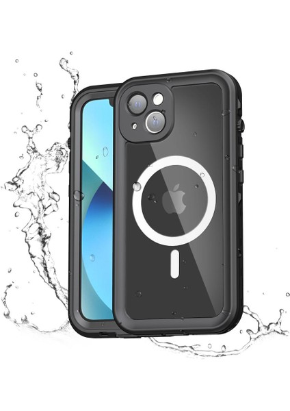 Iphone 13 Için Kılıf Manyetik Durumda IP68 Su Geçirmez Tam 12FT Askeri Inşa (Yurt Dışından) fiyatları