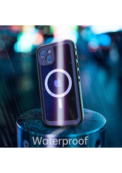Iphone 13 Için Kılıf Manyetik Durumda IP68 Su Geçirmez Tam 12FT Askeri Inşa (Yurt Dışından) indirimleri