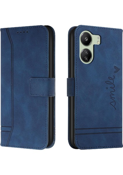 Telefon Kılıfı Için Xiaomi Redmi Folio Pu Deri El Kayışı Flip Folio Cüzdan (Yurt Dışından)