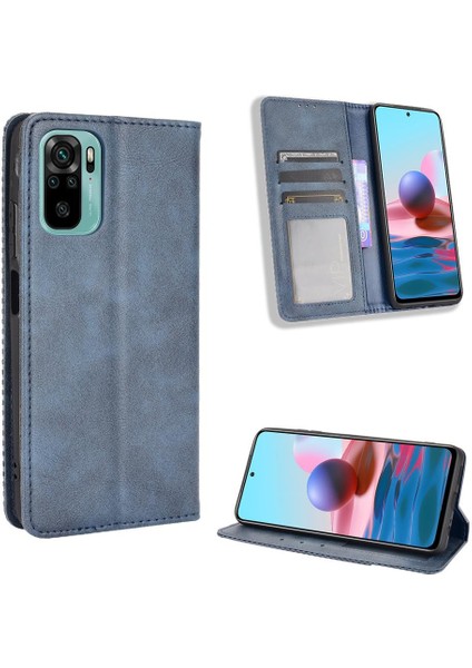 Xiaomi Redmi Not 10S Pu Deri Manyetik Kapatma Cüzdan (Yurt Dışından)