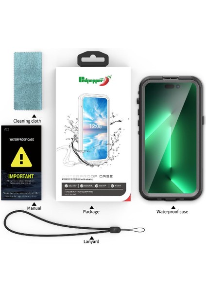 Iphone 13 Pro Max 12FT Askeri Darbeye Dayanıklı Ekran Koruyucu (Yurt Dışından)