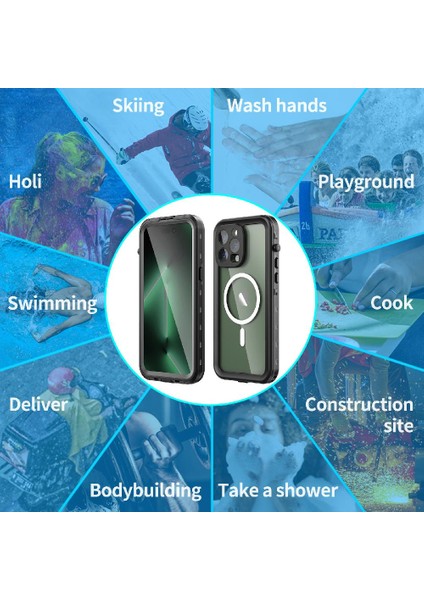 Iphone 13 Pro Max 12FT Askeri Darbeye Dayanıklı Ekran Koruyucu (Yurt Dışından)