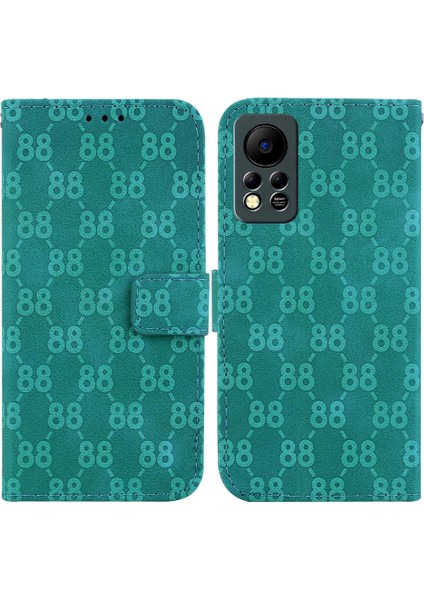 Infinix Sıcak 11S Nfc Kart Tutucu Cüzdan Kapak Için Telefon Kılıfı Çift 8 Pu (Yurt Dışından)