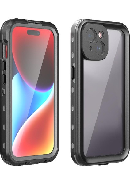 Iphone 15 Için Su Geçirmez IP68 Su Geçirmez Tam 12FT Askeri Inşa (Yurt Dışından)