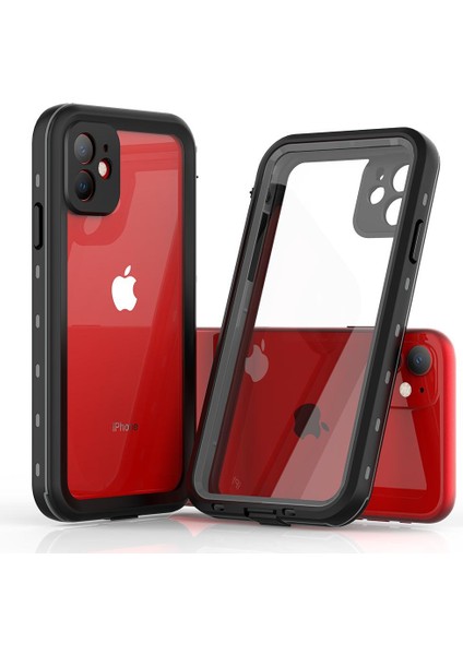 Iphone 11 Için Kılıf 12FT Askeri Darbeye Dayanıklı IP68 Su Geçirmez Tam Ekran (Yurt Dışından)
