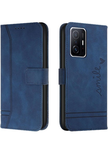 Telefon Kılıfı Için Xiaomi 11T/11T Pro Flip Folio Cüzdan Pu Deri Manyetik (Yurt Dışından)