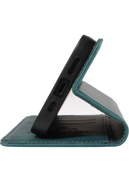 Samsung Galaxy A15 Manyetik Koruyucu Pu Deri Folio Cüzdan (Yurt Dışından)