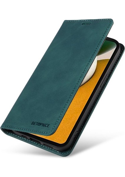Samsung Galaxy A15 Manyetik Koruyucu Pu Deri Folio Cüzdan (Yurt Dışından)