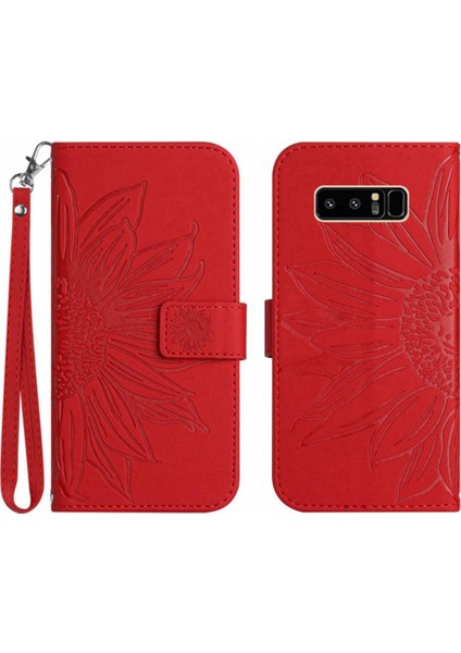Samsung Galaxy Not 8 Için Kılıf Lüks Pu Deri Çevir Cüzdan Telefon Kılıfı (Yurt Dışından)