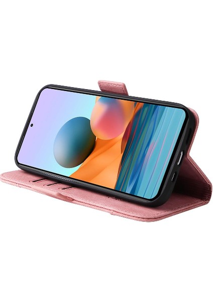 Xiaomi Redmi Not 10 Pro Tpu Deri Manyetik Kart Yuvaları Cüzdan (Yurt Dışından)