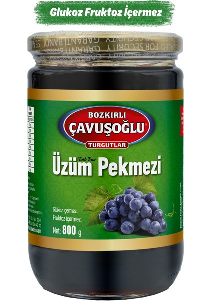 Üzüm Pekmezi Cam Kavanoz 800G