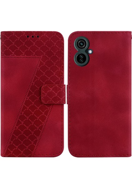 Tecno Camon 19 Neo Cüzdan Kabartmalı Desen Pu Deri Flip Için Telefon Kılıfı (Yurt Dışından)