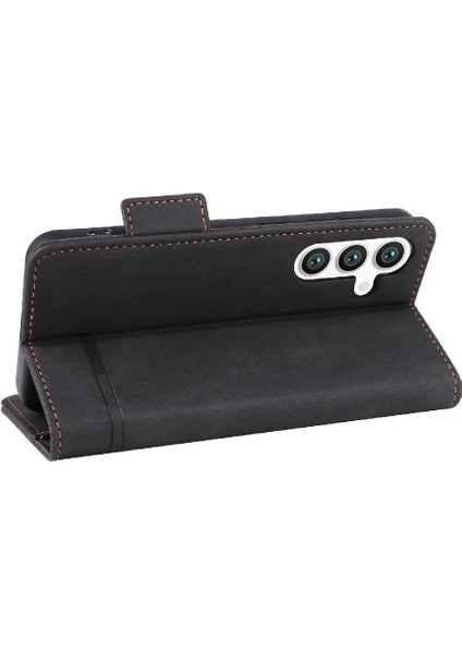 Kart Tutucu Kickstand Kart Ekleme ile Samsung Galaxy S24 Için Kılıf (Yurt Dışından)
