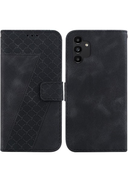 Samsung Galaxy A13 4g Için Telefon Kılıfı Pu Deri Cüzdan Kart Yuvası Fonksiyonu (Yurt Dışından)
