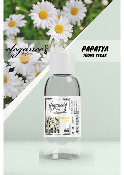 Papatya 100 ml - Yedek Dolum Şişesi Oda Kokusu Reed Diffuser
