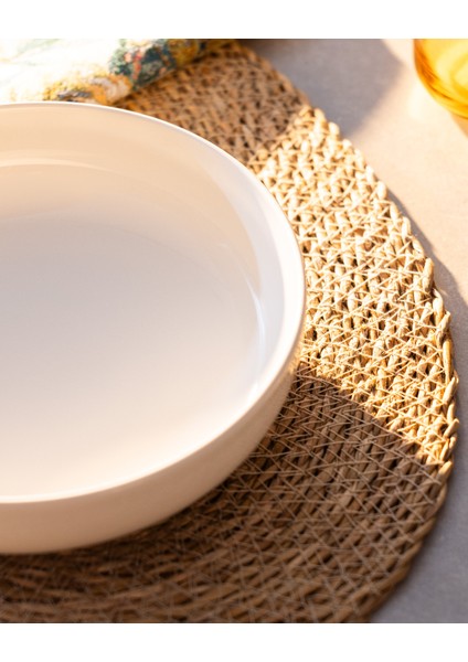 Grasse Yemek Tabağı - Krem