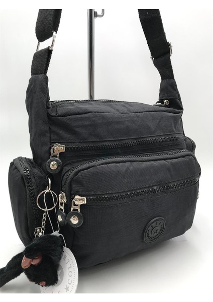 Çapraz Askılı Ultra Hafif Çok Cepli Omuz Çantası Yeşil (Model: 571-6F)
