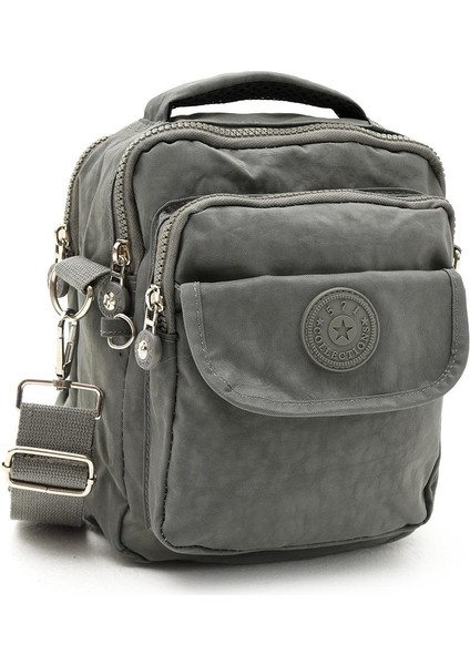 Unisex (Bay-Kadın) Ķüçük Boy Çapraz Askılı El Çantası (Evrak, Telefonluk , gündelik) Gri (Model: 571-7E) indirimleri
