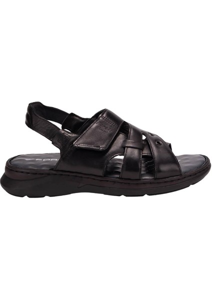 Berkay 40528 Erkek Sandalet - Siyah