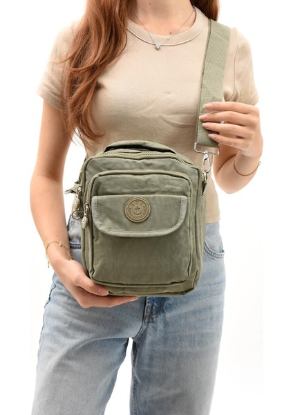 Unisex (Bay-Kadın) Ķüçük Boy Çapraz Askılı El Çantası (Evrak, Telefonluk , gündelik) Vizon (Model: 571-7E) fiyatları